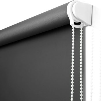 Blackout Blinds, Window Roller Blinds Thermal Insulated Roller Shades for Home, Hotel, Club, Restaurant, Office (73" W x 68" L, Black)