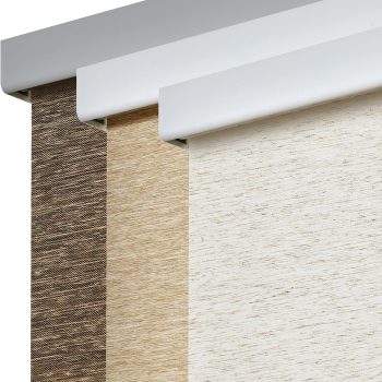 Custom Size  Shades with Valance, Natural Woven Cordless Blinds, Light Filtering Roller Shades for Home, Roller Window Shades, Door Blinds for Windows (Cream)